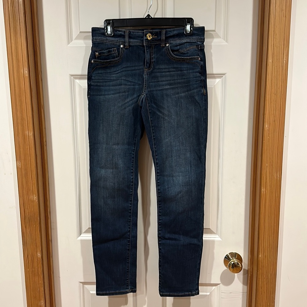 INC International Concepts Skinny Leg Regular Fit Jeans, Size 2 Short